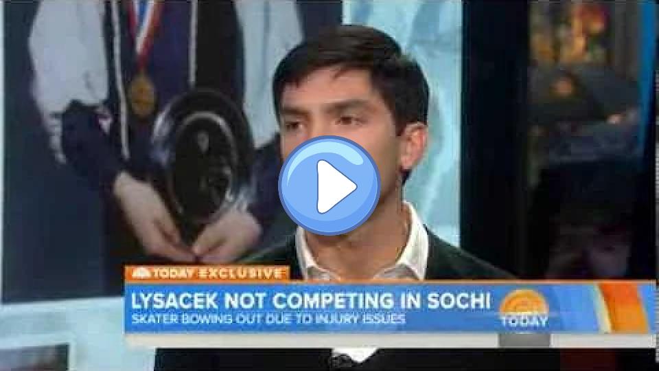 Video thumb: Evan Lysacek: I will not compete in Sochi.