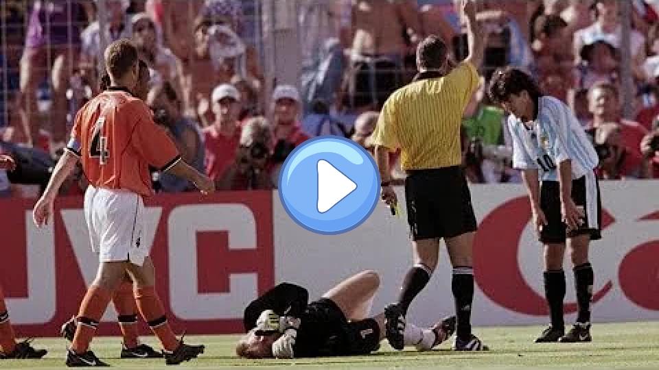 Play video: Ortega Headbutts Van der Sar - World Cup 1998 - Iconic Moments Video thumb: Ortega Headbutts Van der Sar - World Cup 1998 - Iconic Moments
