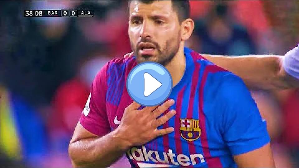 Play video: The moment Sergio Aguero got injured and was forced to retire from football Video thumb: The moment Sergio Aguero got injured and was forced to retire from football