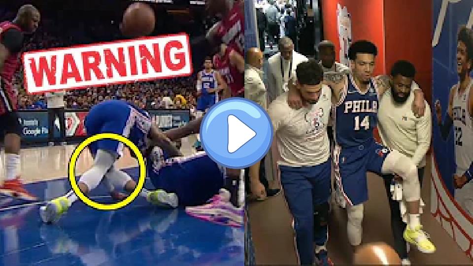 Play video: The Worst Injury of the NBA Playoffs Video thumb: The Worst Injury of the NBA Playoffs