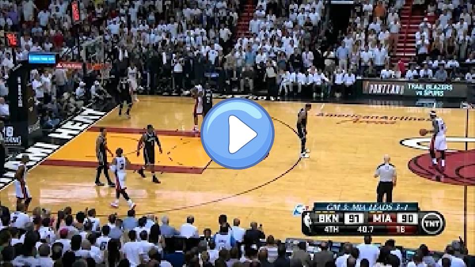 Play video: Nets vs Heat: Game 5 Highlights - Ray Allen Overcomes Garnett and Pierce Video thumb: Nets vs Heat: Game 5 Highlights - Ray Allen Overcomes Garnett and Pierce