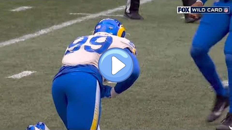 Play video: Aaron Donald Rib Injury vs. Seahawks Video thumb: Aaron Donald Rib Injury vs. Seahawks