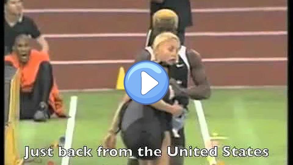 Play video: Gabriela Szabo / Kofi Amoah Prah Track Meet Collision Video thumb: Gabriela Szabo / Kofi Amoah Prah Track Meet Collision