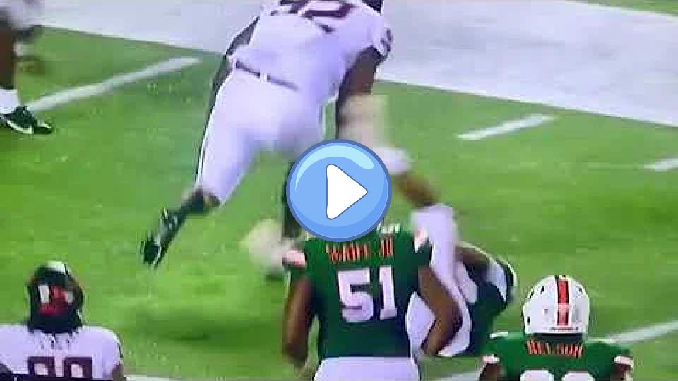 Play video: Miami’s D’Eriq King injured vs. Oklahoma State in Cheez-It Bowl Video thumb: Miami’s D’Eriq King injured vs. Oklahoma State in Cheez-It Bowl