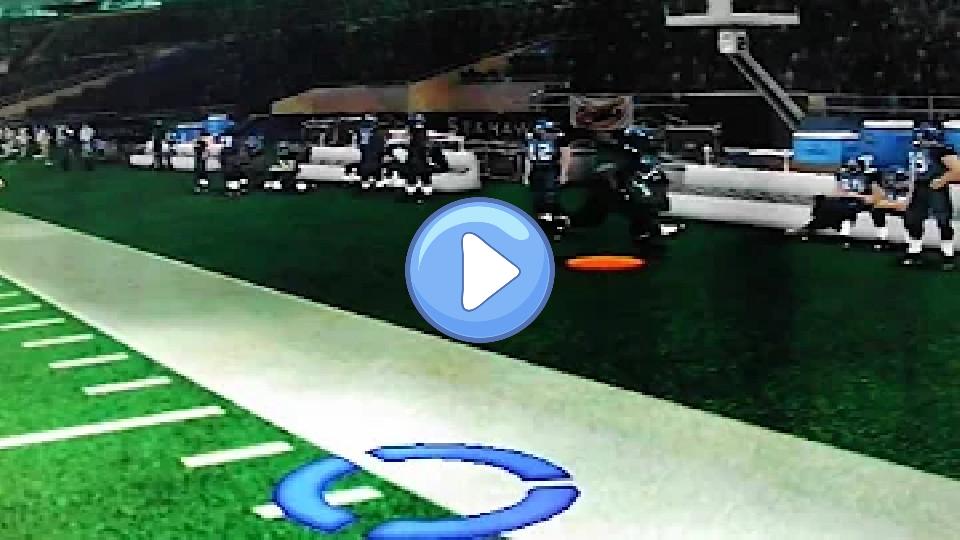 Play video: Seahawks' Matt Flynn runs and hits coach in an accident. Video thumb: Seahawks' Matt Flynn runs and hits coach in an accident.