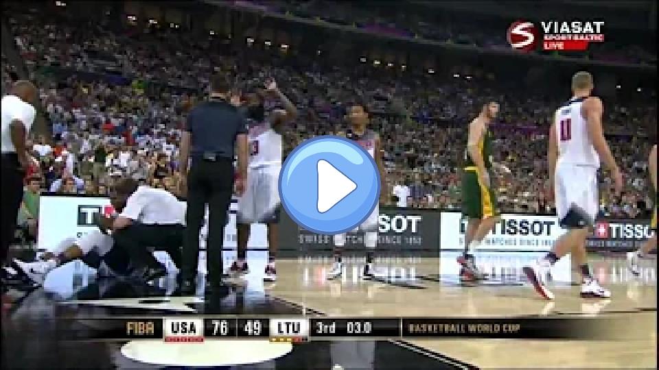 Play video: Rudy Gay Suffers Jaw Fracture Video thumb: Rudy Gay Suffers Jaw Fracture