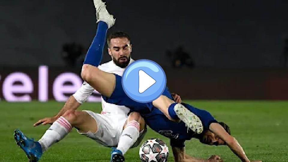 Play video: Soccer Carvajal Injury | Carvajal muscle tear rules Real defender out of Chelsea game and season Video thumb: Soccer Carvajal Injury | Carvajal muscle tear rules Real defender out of Chelsea game and season