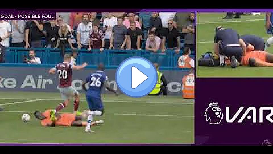 Play video: Édouard Mendy Foul | West Ham Missed Goal vs Chelsea September 3, 2022 | Wrong VAR Decision Video thumb: Édouard Mendy Foul | West Ham Missed Goal vs Chelsea September 3, 2022 | Wrong VAR Decision