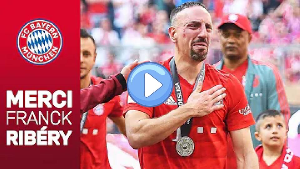 Play video: Franck Ribéry's Emotional Farewell at FC Bayern Video thumb: Franck Ribéry's Emotional Farewell at FC Bayern