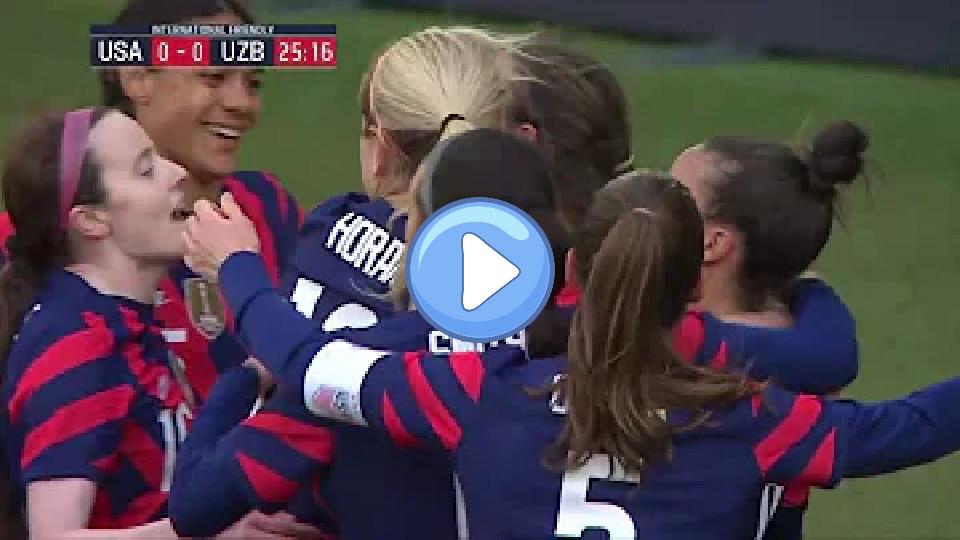 Play video: USWNT vs. Uzbekistan: Andi Sullivan's Goal - Apr. 9, 2022 Video thumb: USWNT vs. Uzbekistan: Andi Sullivan's Goal - Apr. 9, 2022