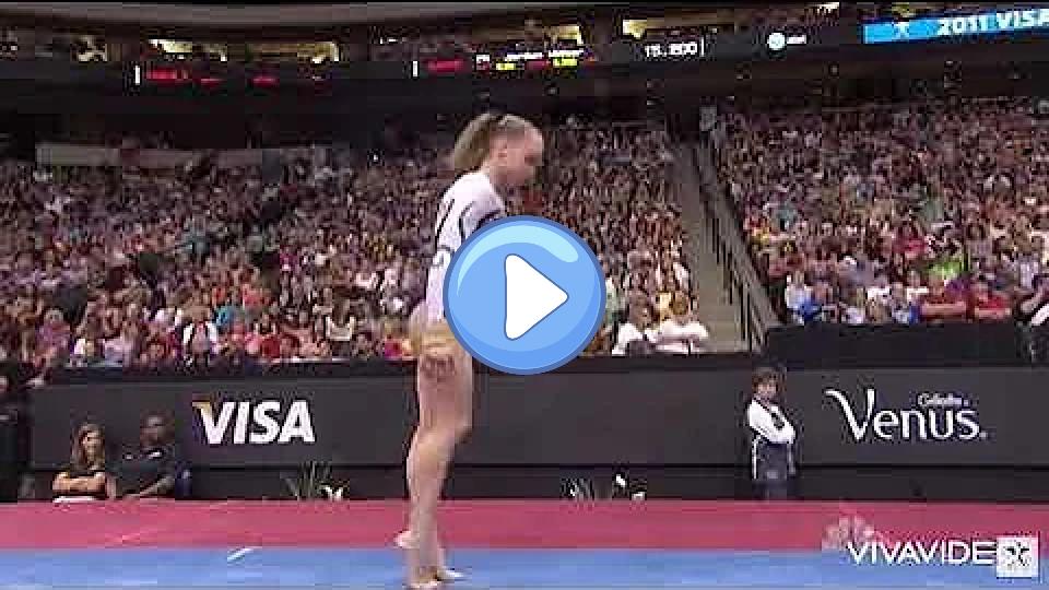 Play video: One of the worst injuries in gymnastics history involved Rebecca Bross. Video thumb: One of the worst injuries in gymnastics history involved Rebecca Bross.