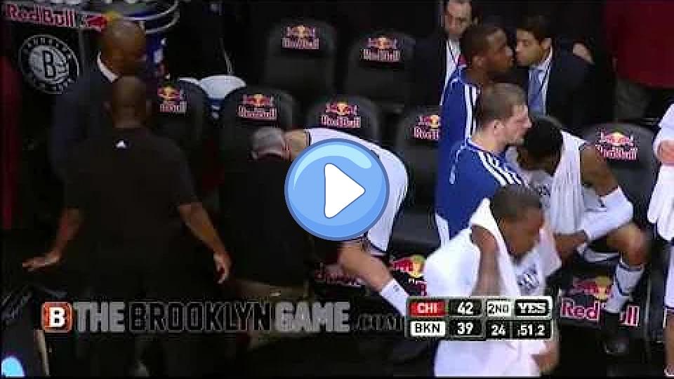Play video: Deron Williams' Injury vs. Bulls Video thumb: Deron Williams' Injury vs. Bulls
