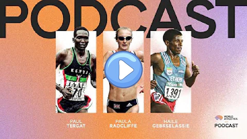 Play video: Haile Gebrselassie, Paul Tergat, and Paula Radcliffe | Distance Running Podcast Special Video thumb: Haile Gebrselassie, Paul Tergat, and Paula Radcliffe | Distance Running Podcast Special