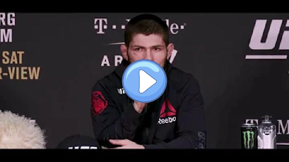 Play video: UFC 219: Khabib Nurmagomedov and his manager discuss injuries and their thoughts on Conor McGregor. Video thumb: UFC 219: Khabib Nurmagomedov and his manager discuss injuries and their thoughts on Conor McGregor.