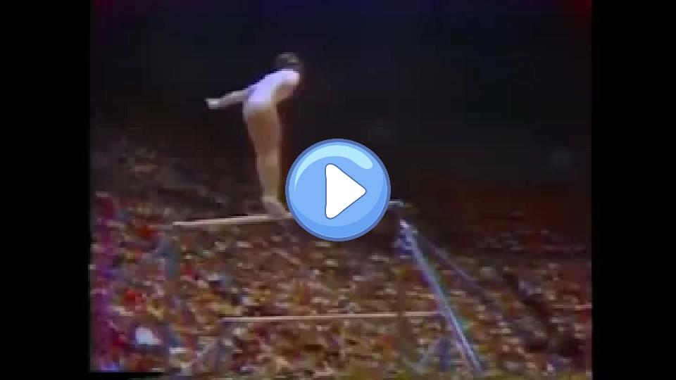 Play video: Uneven Bars Falls (Elena Mukhina, Nadia Comăneci, Ludmilla Tourischeva) Video thumb: Uneven Bars Falls (Elena Mukhina, Nadia Comăneci, Ludmilla Tourischeva)