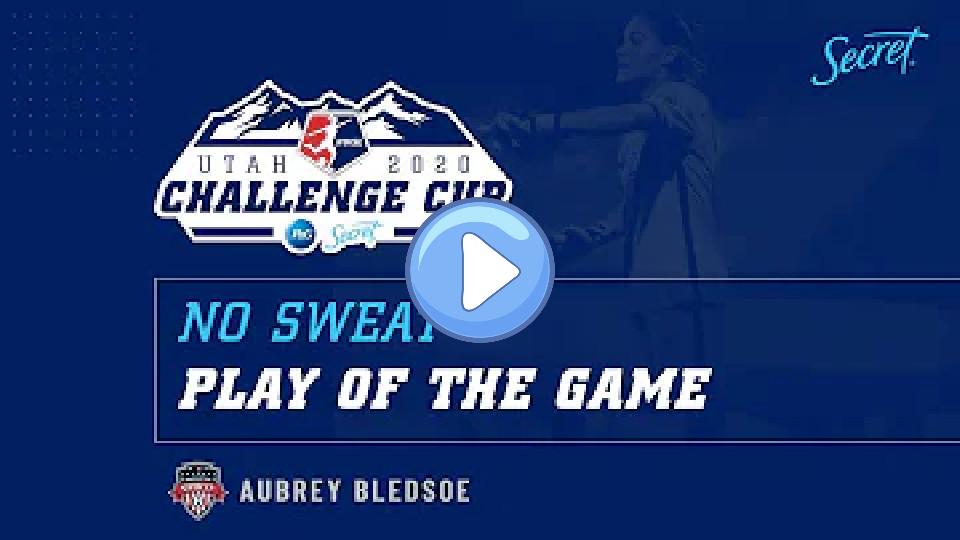 Play video: Secret No Sweat Play of the Game: Aubrey Bledsoe's Late Save Video thumb: Secret No Sweat Play of the Game: Aubrey Bledsoe's Late Save
