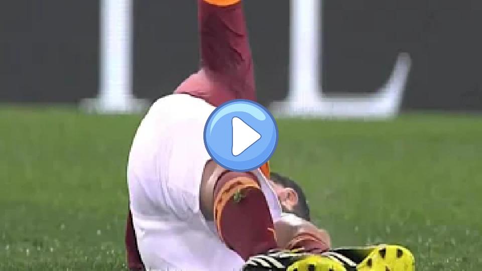Play video: Miralem Pjanic (AS Roma) suffers severe injury against Genoa Video thumb: Miralem Pjanic (AS Roma) suffers severe injury against Genoa