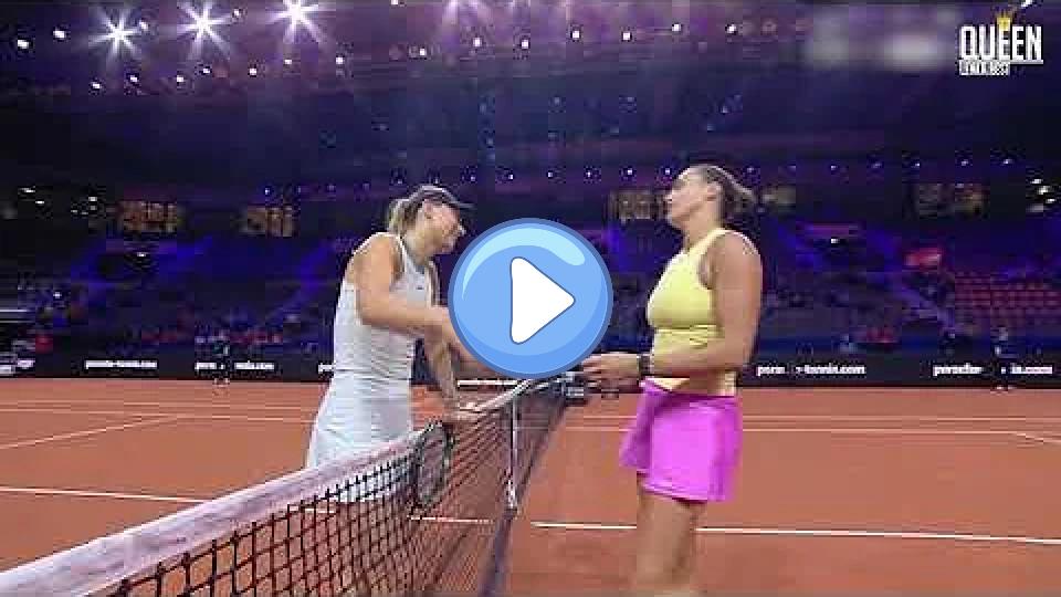 Play video: Badosa withdraws against Sabalenka in Stuttgart due to thigh pain, and Aryna tries to comfort her. 💔😠Video thumb: Badosa withdraws against Sabalenka in Stuttgart due to thigh pain, and Aryna tries to comfort her. 💔ðŸ˜