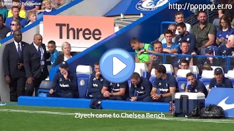 Play video: Ziyech suddenly went to the dressing room during the second half. Jorginho followed him and brought him back. Video thumb: Ziyech suddenly went to the dressing room during the second half. Jorginho followed him and brought him back.