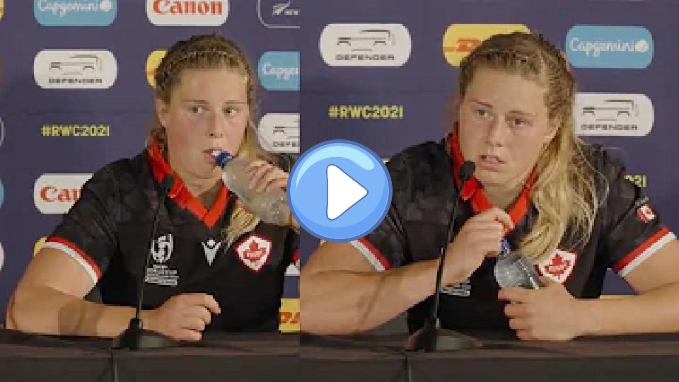 Play video: This is how you should answer a question about referees in rugby: Rugby World Cup 2021. Video thumb: This is how you should answer a question about referees in rugby: Rugby World Cup 2021.