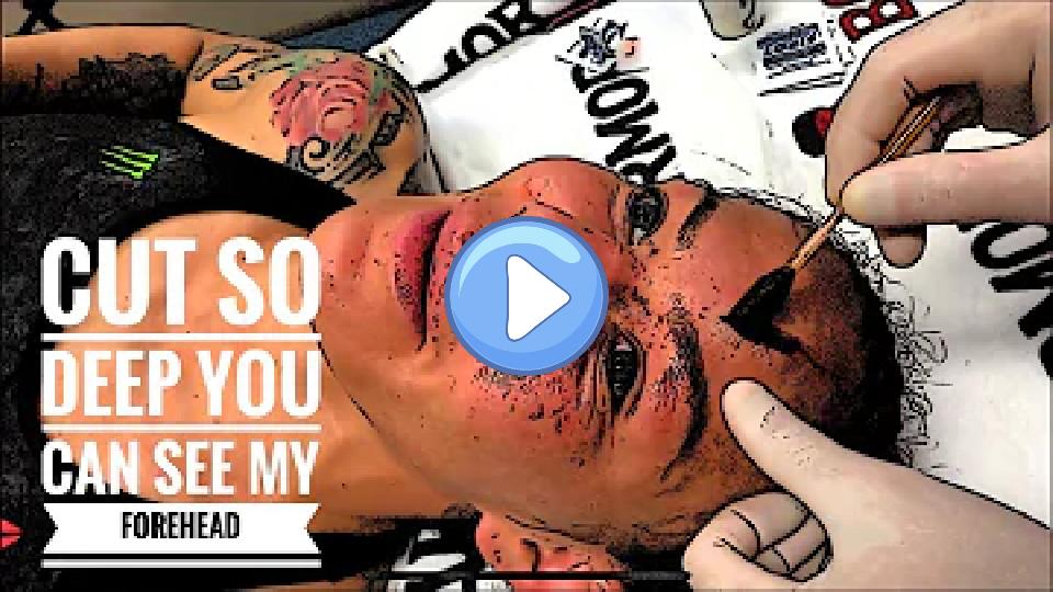 Play video: Cris Cyborg UFC 240 MMA cut so deep you can see her skull. Video thumb: Cris Cyborg UFC 240 MMA cut so deep you can see her skull.