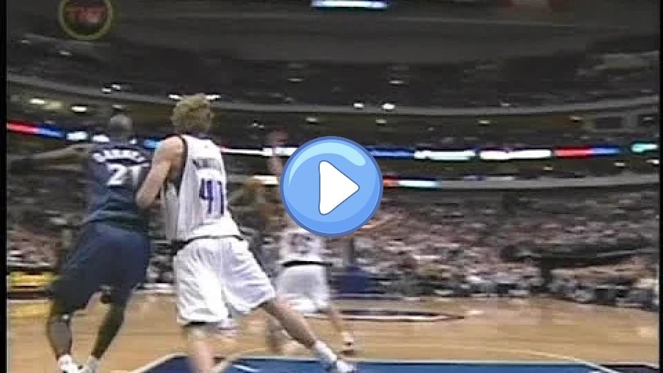 Play video: NBA on TNT: Dirk Nowitzki Battles Kevin Garnett in Dallas, 2003 Video thumb: NBA on TNT: Dirk Nowitzki Battles Kevin Garnett in Dallas, 2003