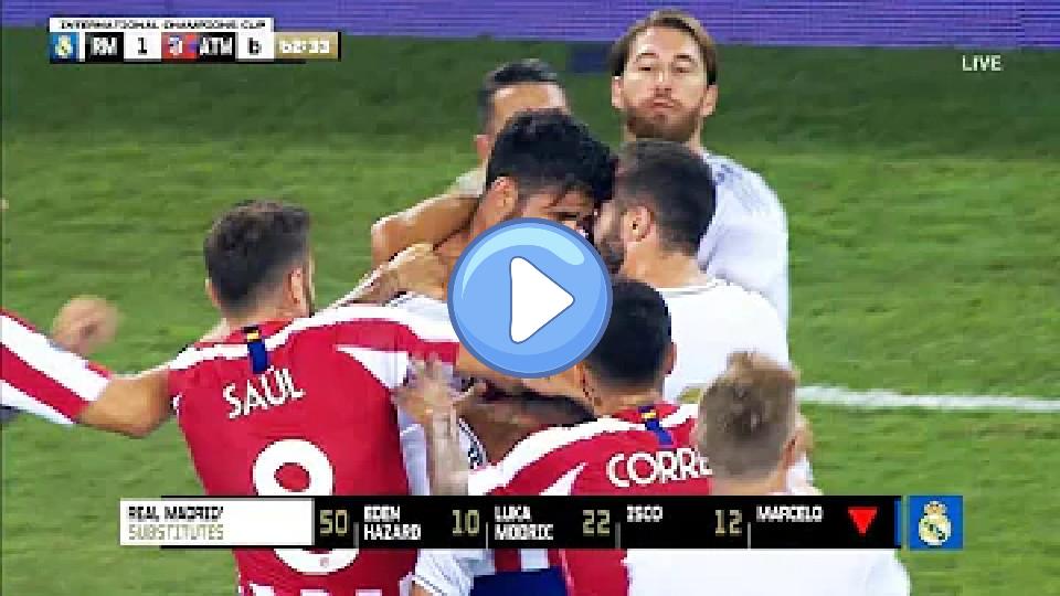Play video: Diego Costa & Dani Carvajal Intense Clash - R. Madrid vs A. Madrid 3-7 (27/07/2019) HD Video thumb: Diego Costa & Dani Carvajal Intense Clash - R. Madrid vs A. Madrid 3-7 (27/07/2019) HD
