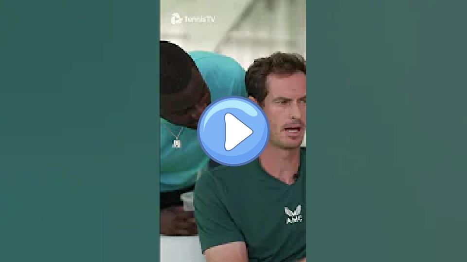 Video thumb: Frances Tiafoe Hilariously Crashes Andy Murray Interview 🤣