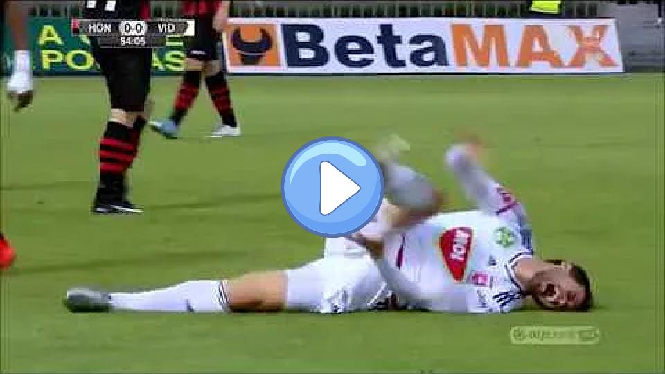 Play video: Danko Lazović's dive is often cited as one of the most notorious in football/soccer history. In a match, he exaggerated contact with an opponent, dramatically falling to the ground in an attempt to deceive the referee and gain an unfair advantage for his team. This instance became widely discussed and criticized for its blatant nature, highlighting the ongoing issue of simulation in the sport. Video thumb: Danko Lazović's dive is often cited as one of the most notorious in football/soccer history. In a match, he exaggerated contact with an opponent, dramatically falling to the ground in an attempt to deceive the referee and gain an unfair advantage for his team. This instance became widely discussed and criticized for its blatant nature, highlighting the ongoing issue of simulation in the sport.