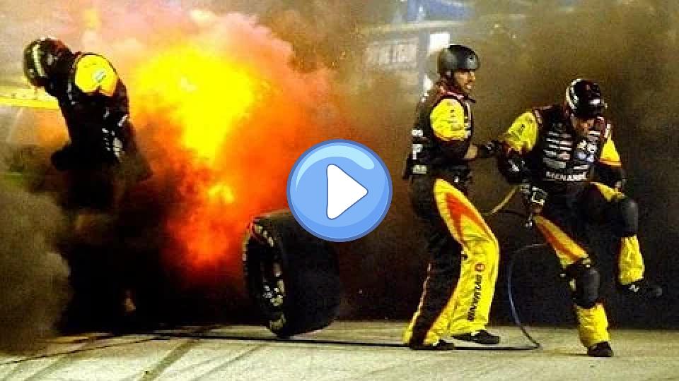 Play video: NASCAR Explosion on Pit Road! | Homestead-Miami Speedway (2013) | NASCAR Video thumb: NASCAR Explosion on Pit Road! | Homestead-Miami Speedway (2013) | NASCAR