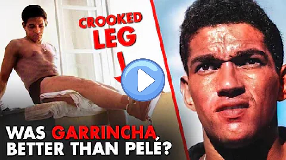 Play video: Low IQ, alcoholism, and disability didn't stop Garrincha from becoming an all-time great. Video thumb: Low IQ, alcoholism, and disability didn't stop Garrincha from becoming an all-time great.