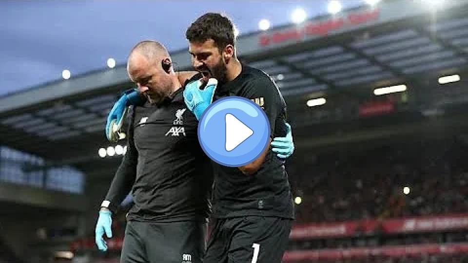 Play video: Alisson Becker's injury Video thumb: Alisson Becker's injury
