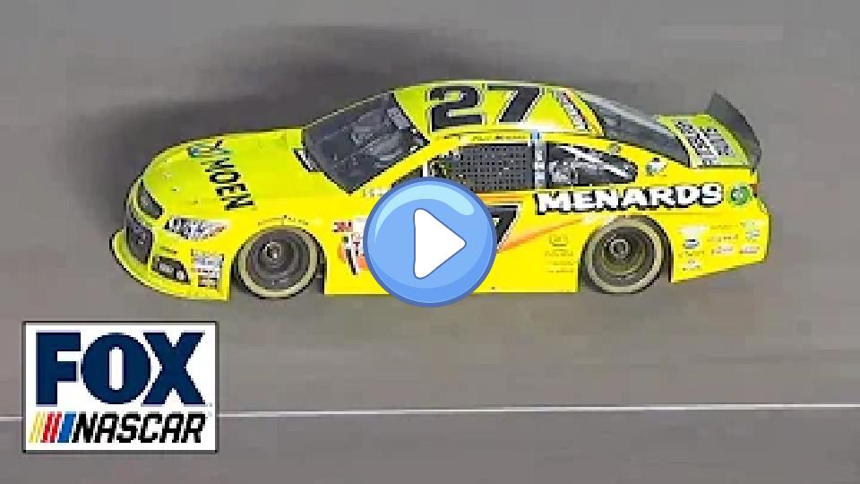 Play video: Paul Menard's Tire Explodes - NASCAR Sprint Cup, Homestead 2013 Video thumb: Paul Menard's Tire Explodes - NASCAR Sprint Cup, Homestead 2013