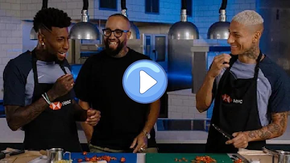 Play video: Richarlison, Emerson Royal, Giovani Lo Celso & Alejo Veliz Become Pro Chefs for the Day Video thumb: Richarlison, Emerson Royal, Giovani Lo Celso & Alejo Veliz Become Pro Chefs for the Day