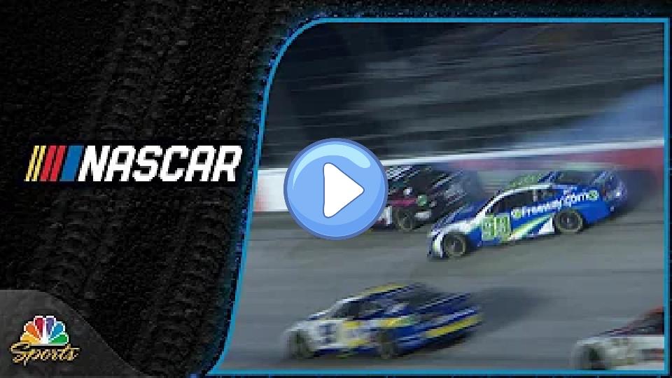 Video thumb: Daniel Suarez hooks Alex Bowman into the wall after aggressive blocking | Motorsports on NBC