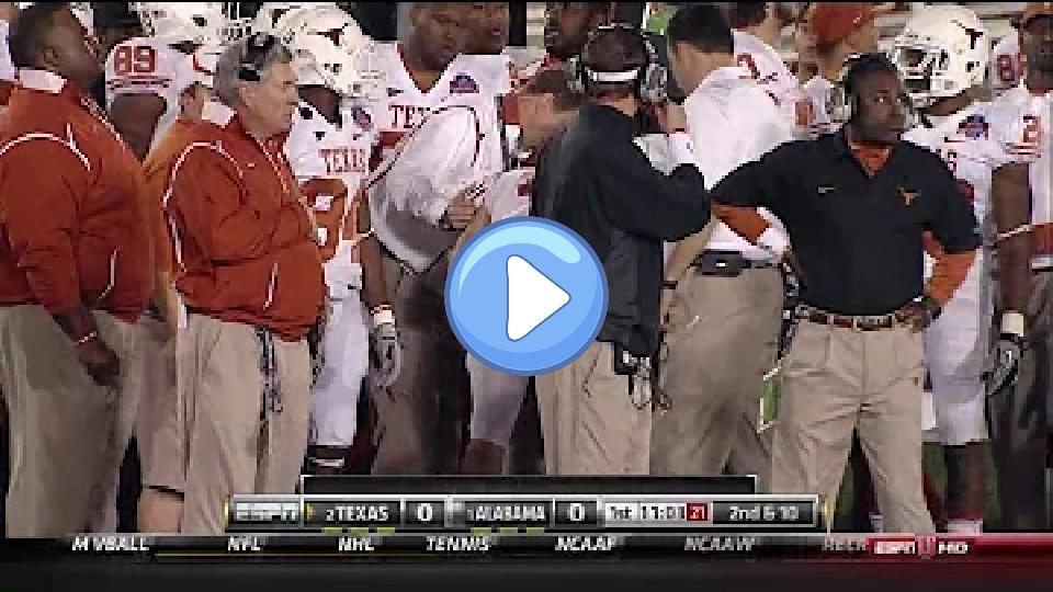 Play video: Alabama vs. Texas 2009 - Colt McCoy injury Video thumb: Alabama vs. Texas 2009 - Colt McCoy injury