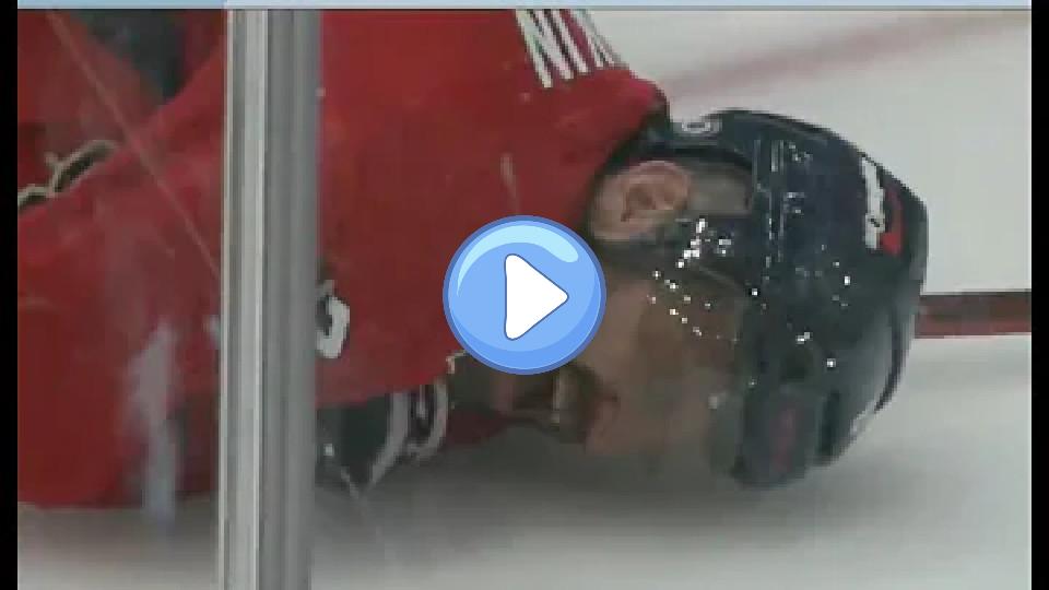 Video thumb: Washington Capitals' Alex Ovechkin Injured by Maple Leafs Goalie