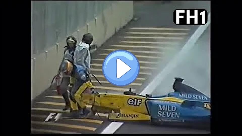 Play video: Back to when Fernando Alonso had a terrifying crash at the 2003 Brazilian Grand Prix. Video thumb: Back to when Fernando Alonso had a terrifying crash at the 2003 Brazilian Grand Prix.