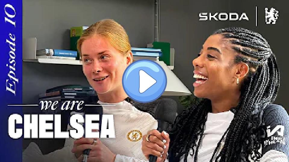 Play video: Barcelona Exclusive with Ashley Lawrence and Sjoeke Nüsken! | EP 10 | We Are Chelsea Podcast Video thumb: Barcelona Exclusive with Ashley Lawrence and Sjoeke Nüsken! | EP 10 | We Are Chelsea Podcast