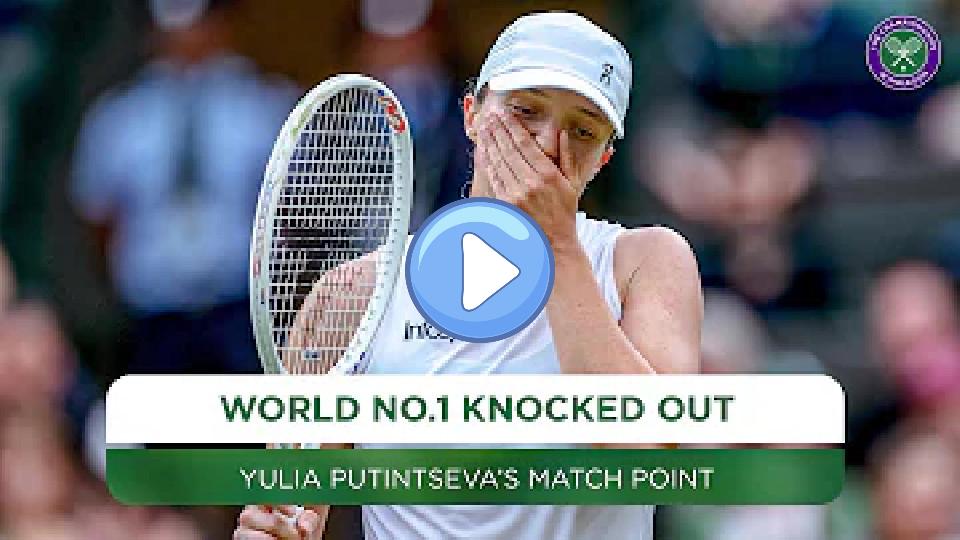 Play video: Yulia Putintseva | Winning Moment | Third Round | Wimbledon 2024 Video thumb: Yulia Putintseva | Winning Moment | Third Round | Wimbledon 2024