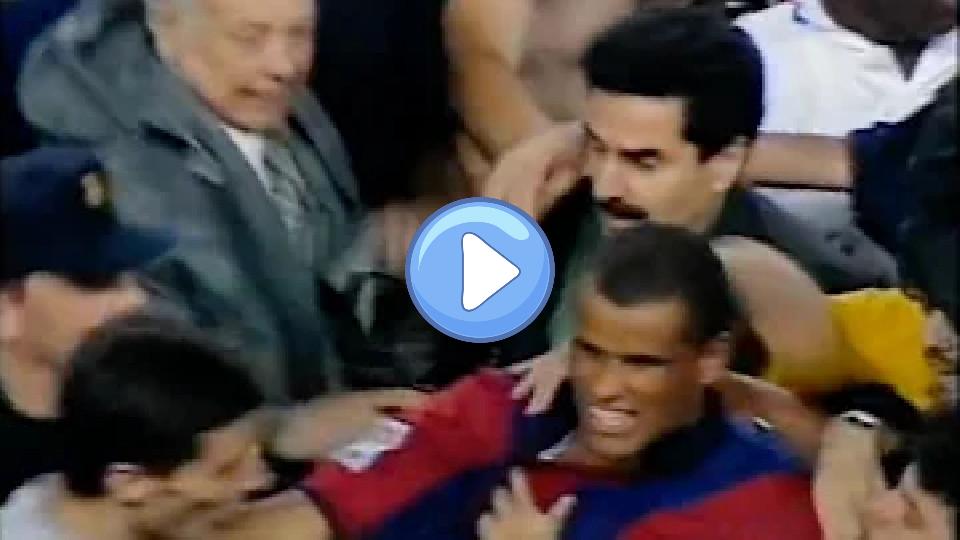 Play video: When Rivaldo Caused a Pitch Invasion Video thumb: When Rivaldo Caused a Pitch Invasion