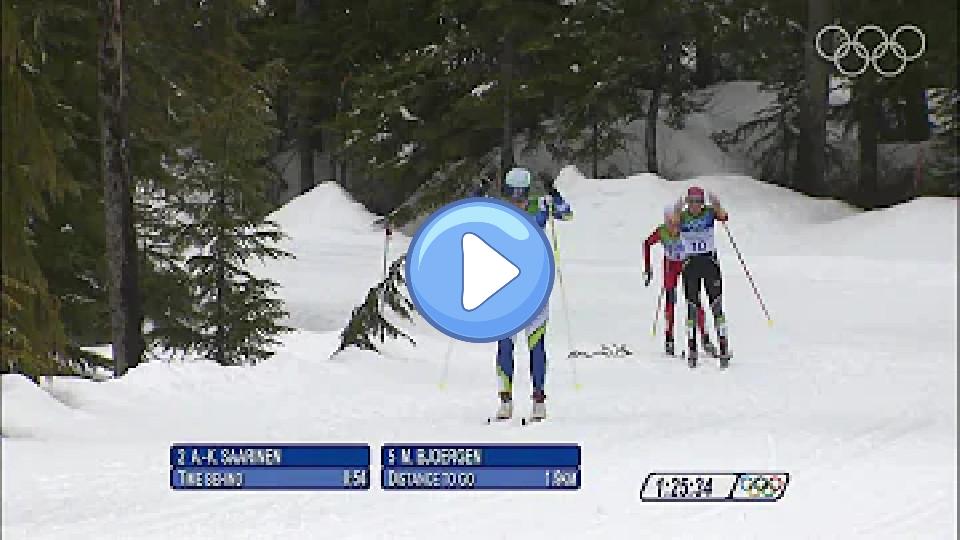 Play video: Cross-Country Skiing Women's Mass Start Bronze | Vancouver 2010 Video thumb: Cross-Country Skiing Women's Mass Start Bronze | Vancouver 2010