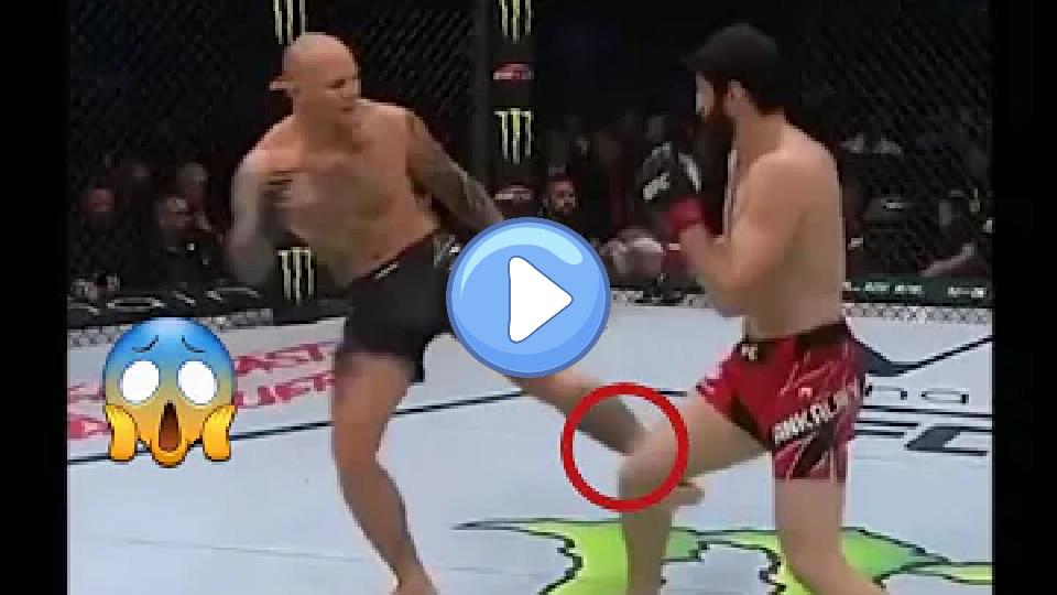 Play video: UFC 277: The Moment That Anthony Smith Broke His Ankle And Got Destroyed By Ankalaev Video thumb: UFC 277: The Moment That Anthony Smith Broke His Ankle And Got Destroyed By Ankalaev
