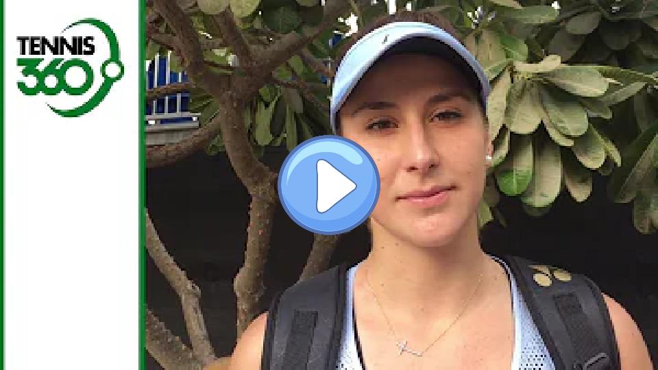 Play video: Belinda Bencic discusses her comeback from injury at the Al Habtoor Tennis Challenge in Dubai. Video thumb: Belinda Bencic discusses her comeback from injury at the Al Habtoor Tennis Challenge in Dubai.