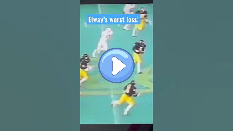 Play video: John Elway's Greatest Defeat! Video thumb: John Elway's Greatest Defeat!
