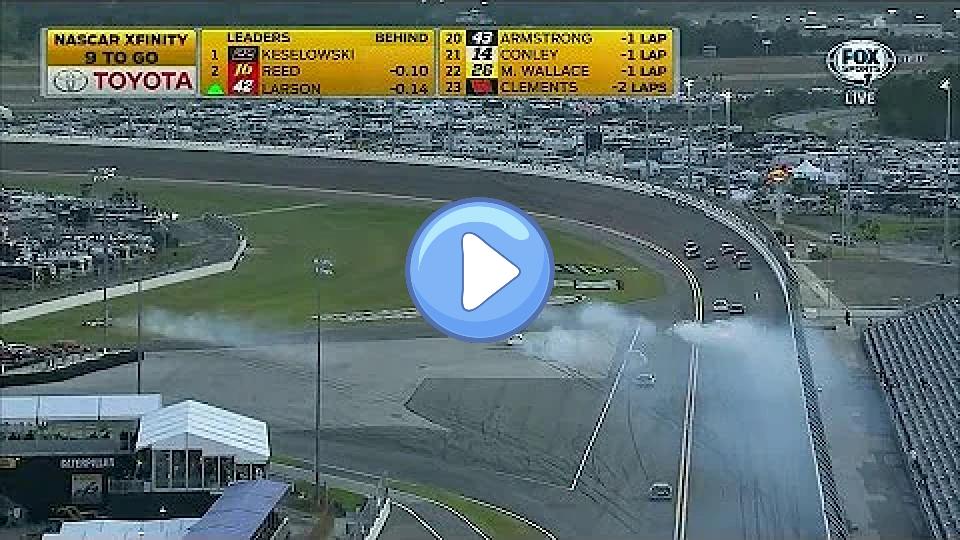 Play video: 2015 NASCAR Xfinity Series at Daytona | Second Major Crash Video thumb: 2015 NASCAR Xfinity Series at Daytona | Second Major Crash