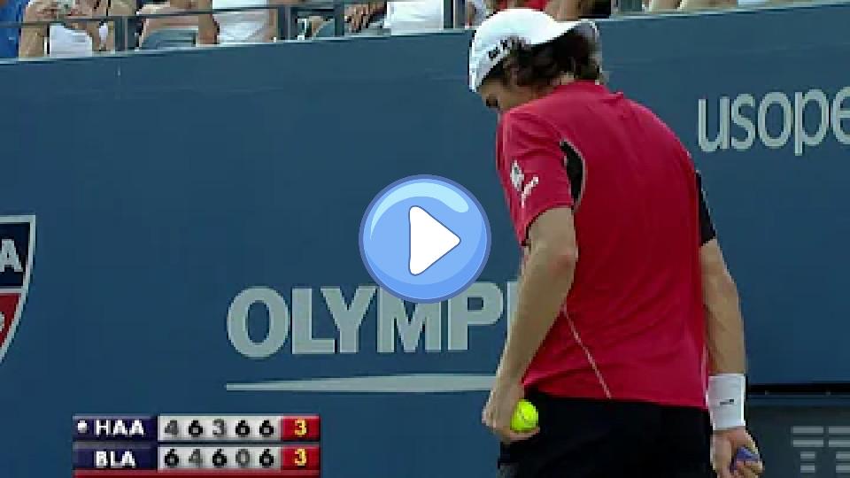 Play video: US Open: Tommy Haas vs. James Blake Video thumb: US Open: Tommy Haas vs. James Blake