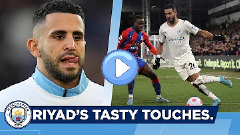 Play video: Three minutes of Riyad Mahrez's touches? Yes, please. Video thumb: Three minutes of Riyad Mahrez's touches? Yes, please.