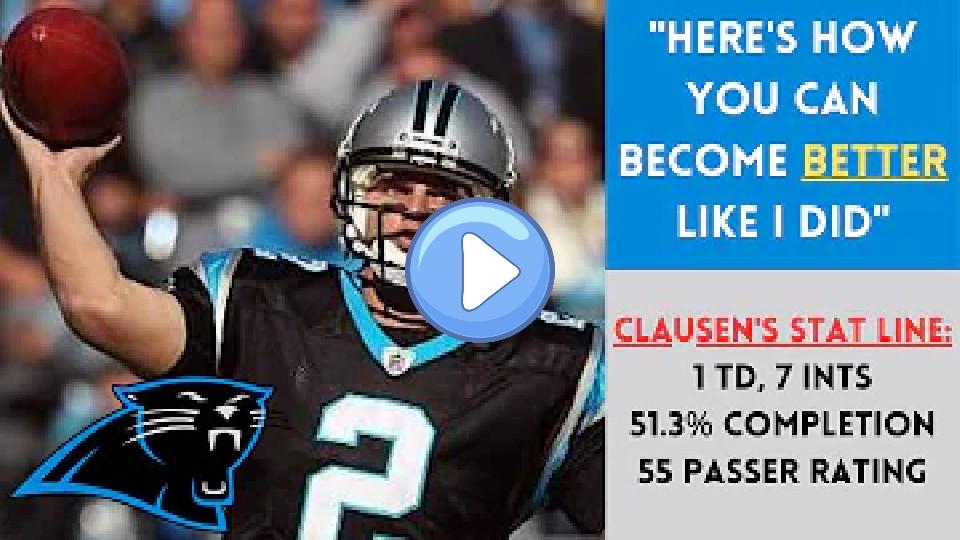 Play video: The Lowest Moment of Jimmy Clausen's Career | Cardinals vs. Panthers (2010) Video thumb: The Lowest Moment of Jimmy Clausen's Career | Cardinals vs. Panthers (2010)