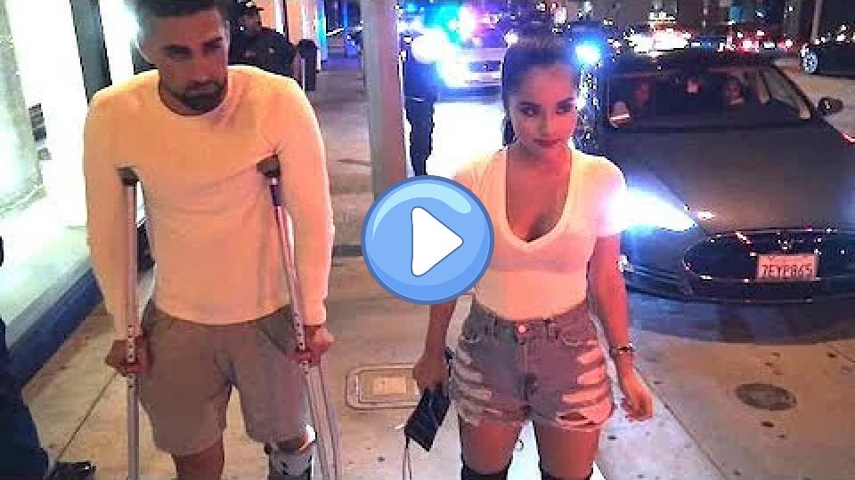 Play video: Becky G and Her Injured Soccer Star Sebastian Lletget Dine in West Hollywood Video thumb: Becky G and Her Injured Soccer Star Sebastian Lletget Dine in West Hollywood